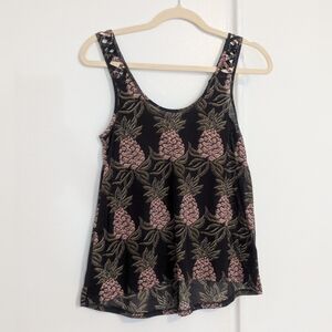 Pineapple Print Tank Top